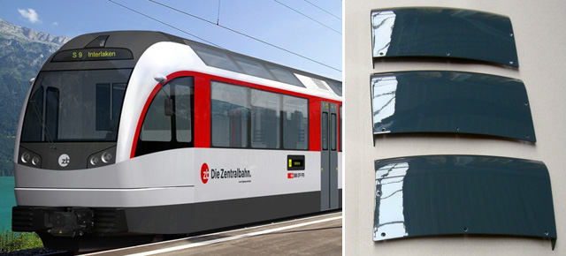 Dachblenden für Stadler Rail Regionalzug